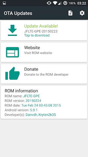 Play APK OTA Updates [ROOT][CUSTOM ROM]  and enjoy OTA Updates [ROOT][CUSTOM ROM] with UptoPlay com.ota.updates